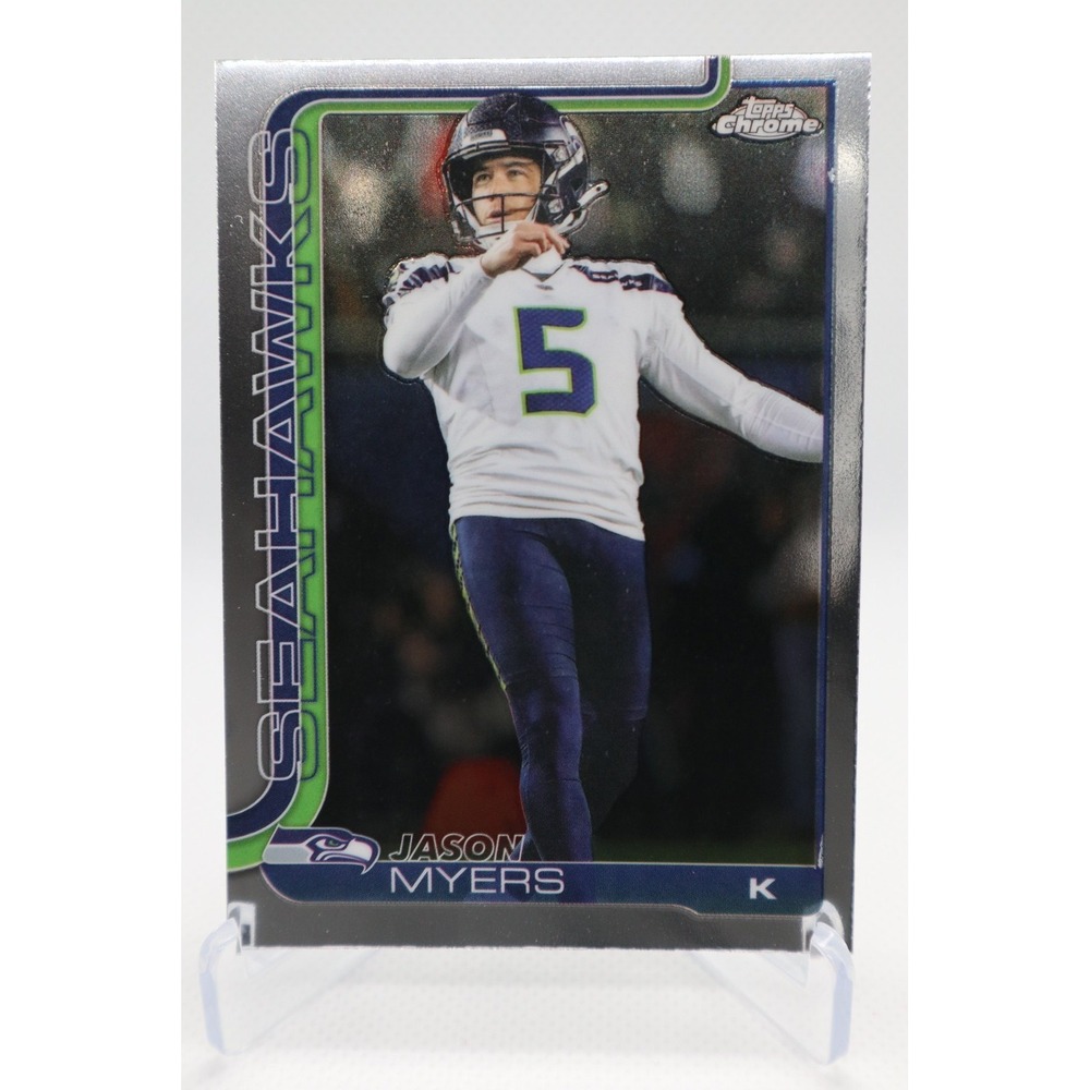 2025 Topps Chrome Football Base #280 Jason Myers Seahawks